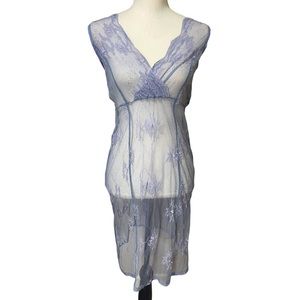 Beautiful lilac lace purple slip